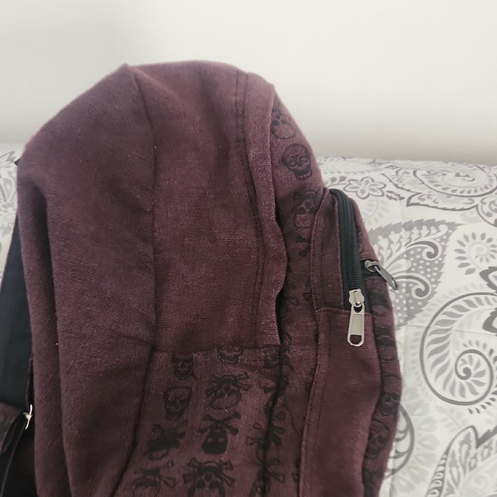 Skull Purple Backpack - Picture 4 of 7